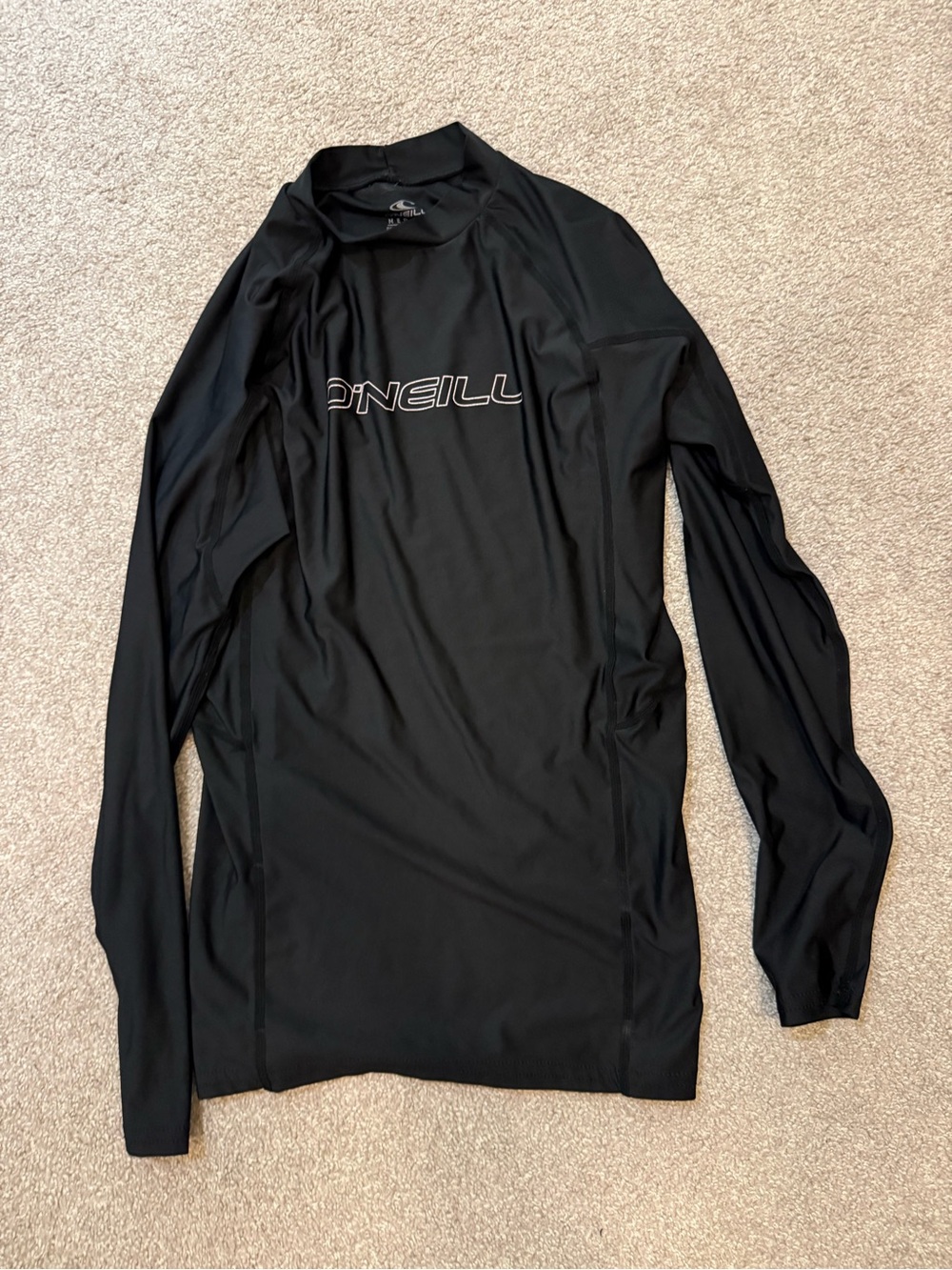 O'Neill Black Men's Long-Sleeve Rash Guard